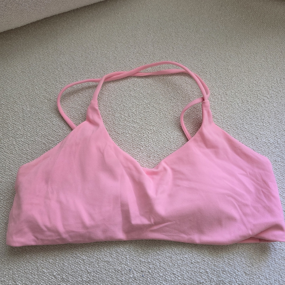 Pink Strappy Bralette